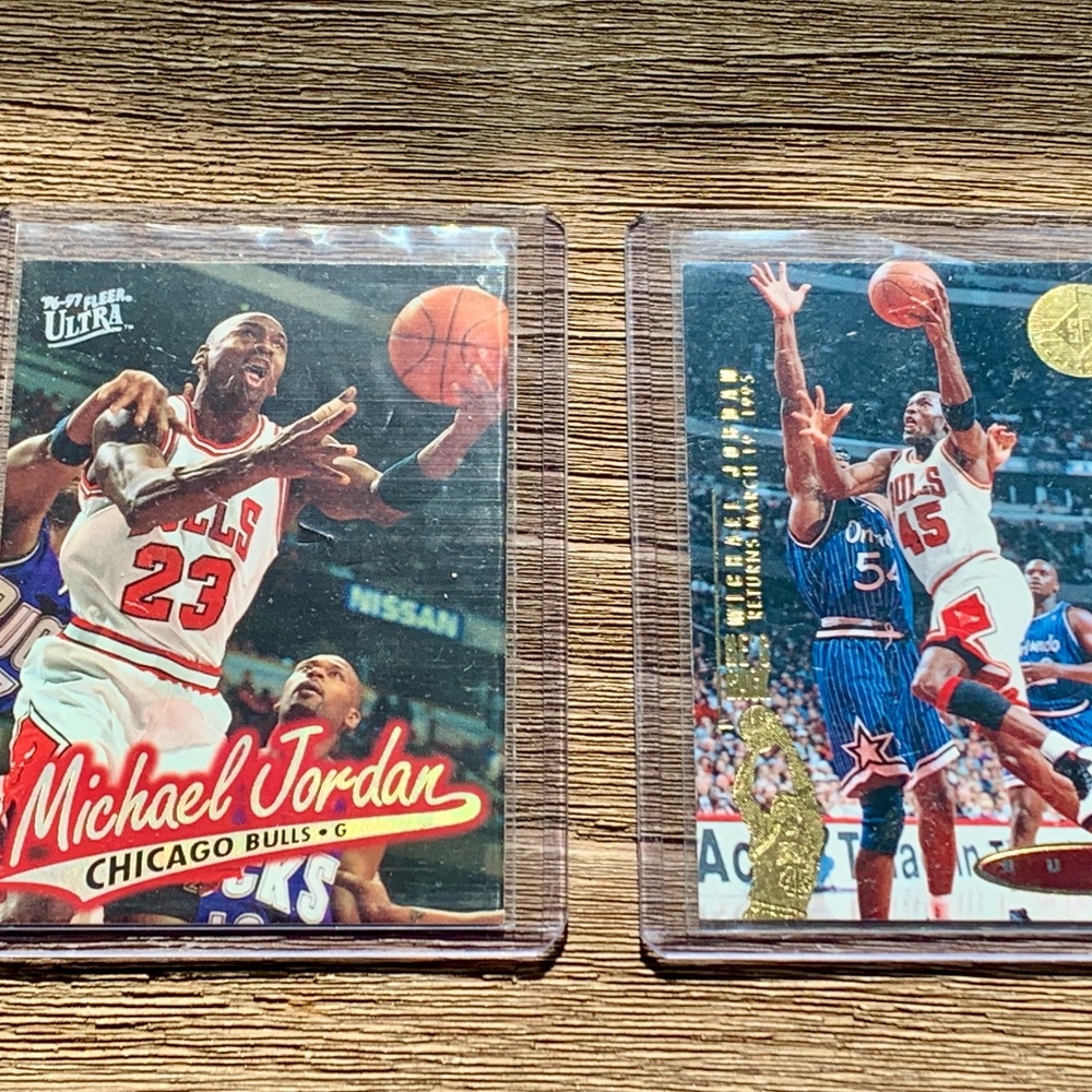 ⭐️HOST PICK⭐️ MICHAEL JORDAN NBA Cards, /Fleer '96-7 & Upper Deck 1995 - Picture 15 of 16